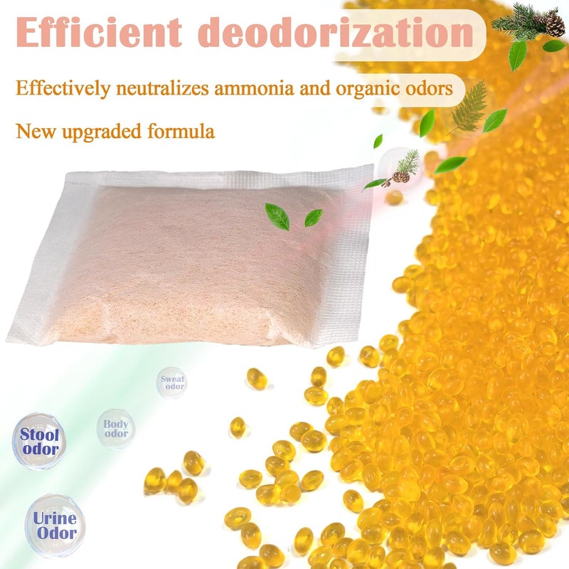 NEWKEY 6 Pack Cat Litter Box Deodorizer Refills for Whisker OdorTrap Pod, Odor Eliminator Compatible with Litter-Robot and Traditional Litter Boxes, Air Freshener, Pet Odor Eliminator, Keep Home Fresh - Image 3